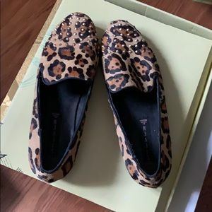 Leopard studded loafers by Steve Madden